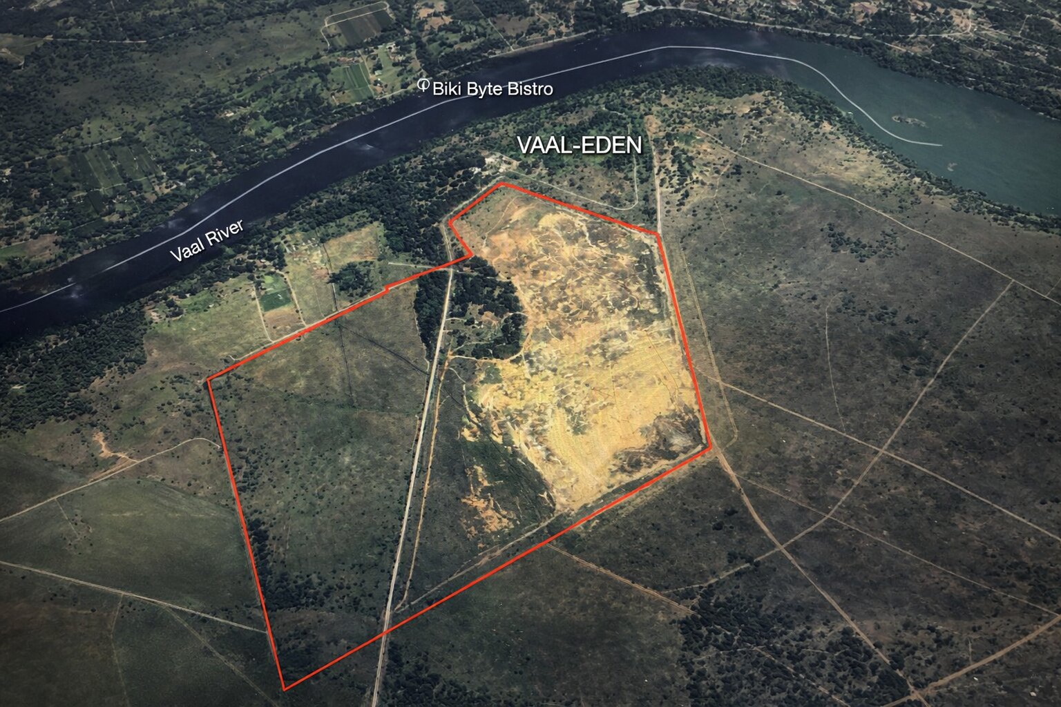 Overview of the silica sand mine